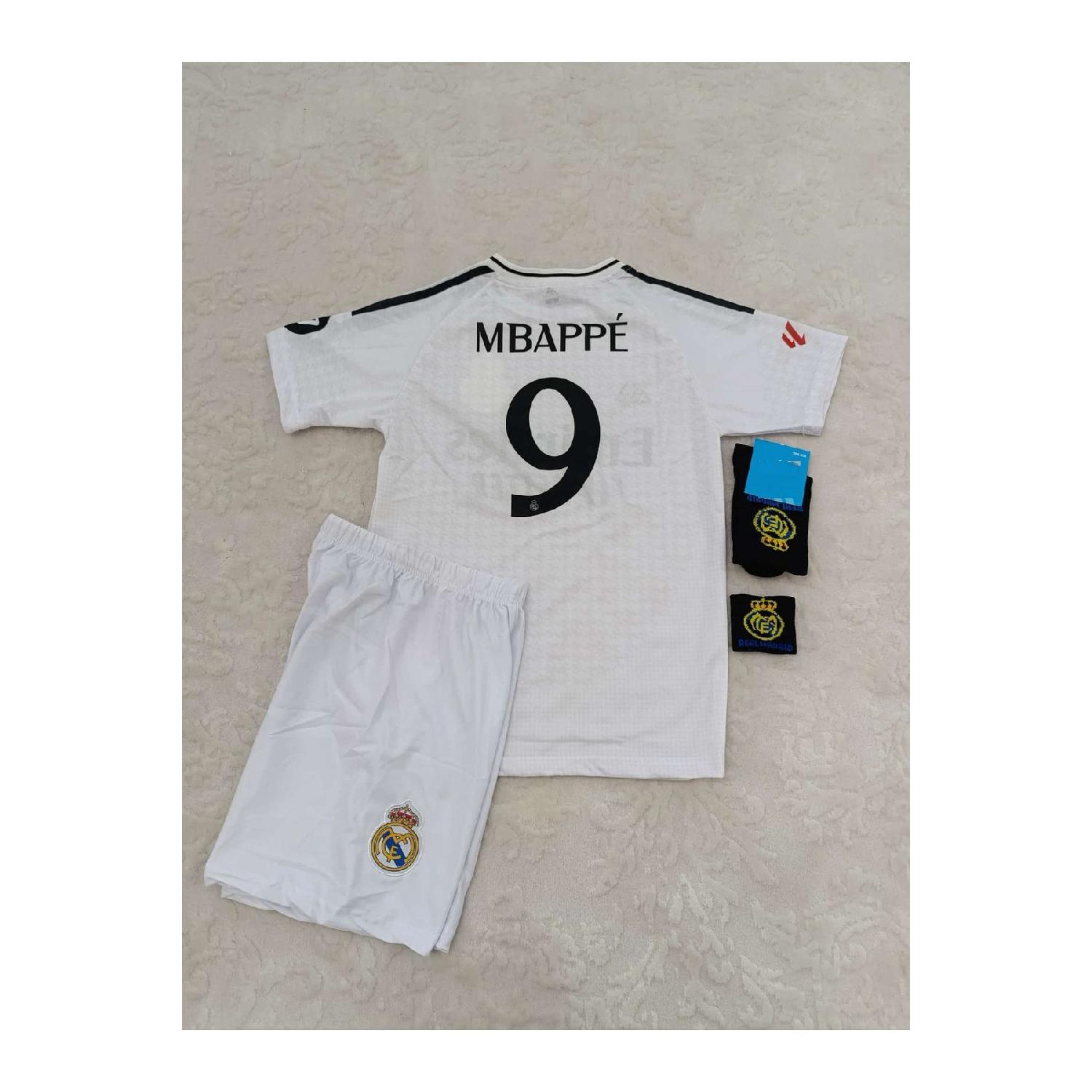 

Kylian Mbappe 2024/25 New Season Away Kids Jersey Set Of 4 (white) 2 4870 0