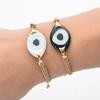 Boho Evil Eye Bracelets Handmade Braided Chain Lucky Jewelry Big Eye Trendy New Fashion Gifts for Women