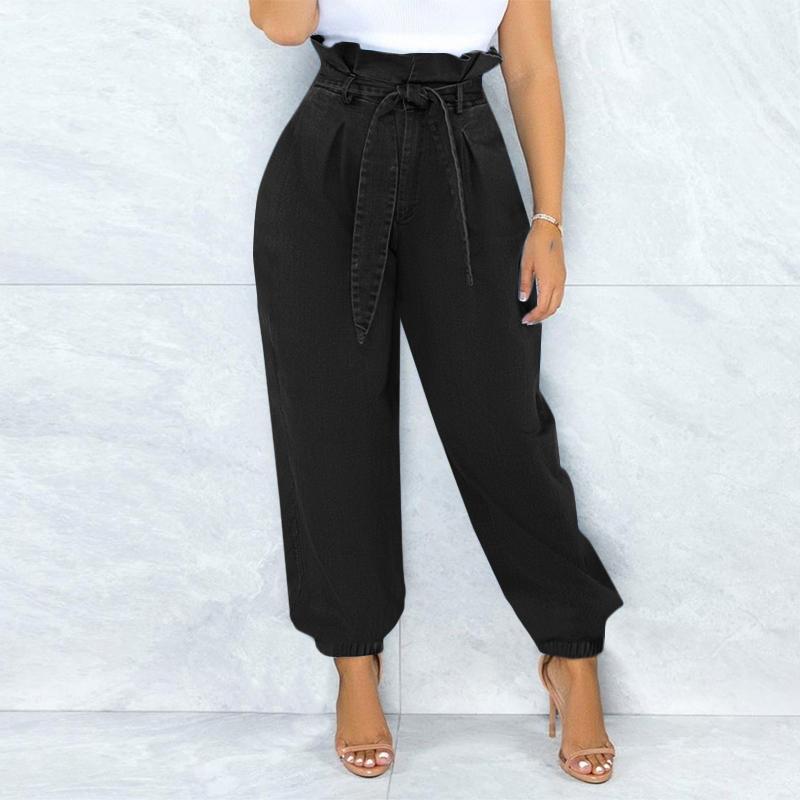 Buy ZANZEA Women Ruffled High Waist 