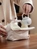 Brocade Embroidered Bamboo Tea Set Storage Bag Portable Travel Storage Bags Drinkware Teaware Chinese Traditional Tea Cozies