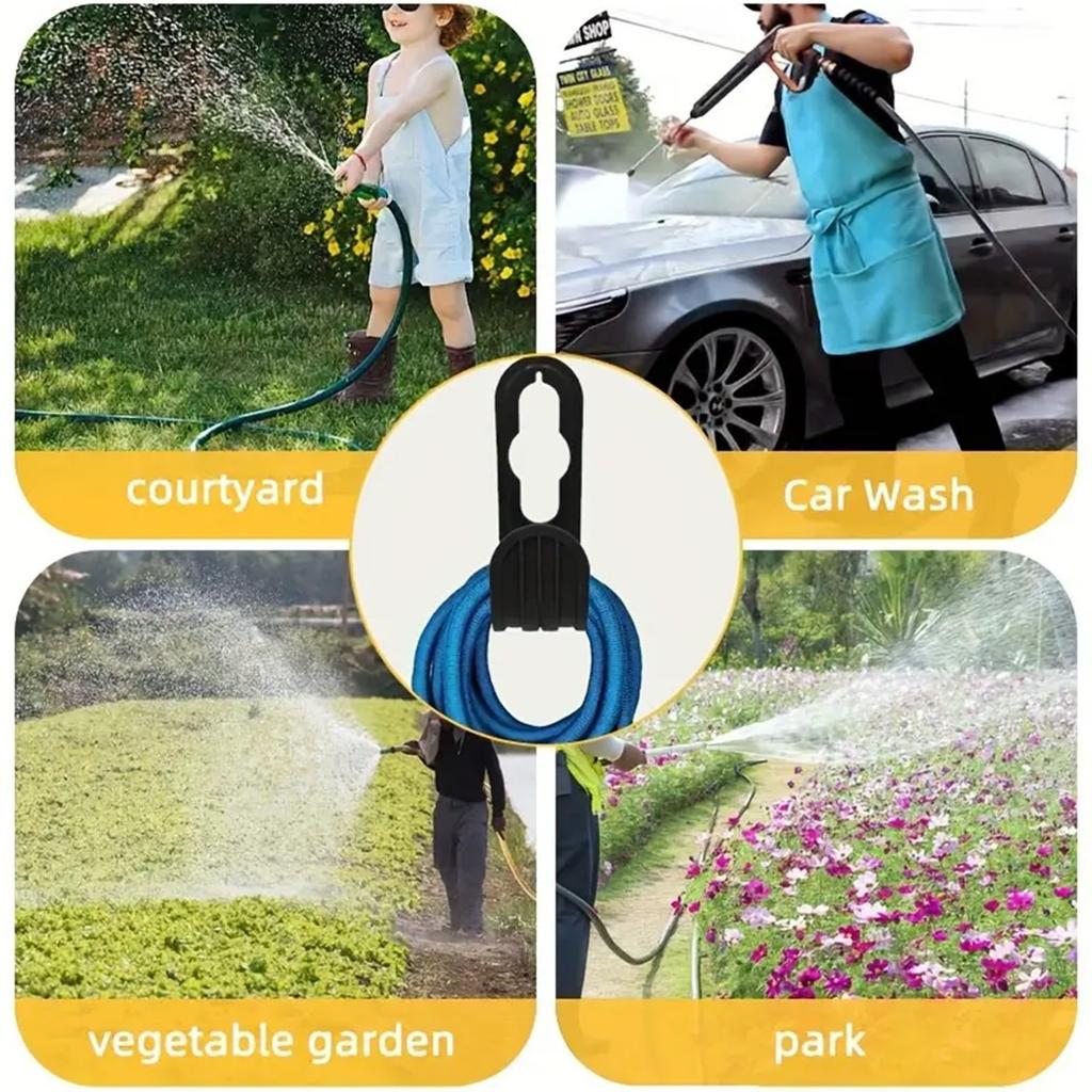 1pcs Wall Mounted Garden Irrigation Hose Pipe Hanger Plastic Rack Tap Watering Hose Organizer Storage Holder Pipe Winding Frame