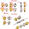 50pcs 20pcs Plastic ABS Bone Irregular Mountain Heart Square Spacer Bead Jewelry Making Charms Loose Beads DIY Bracelet Necklace