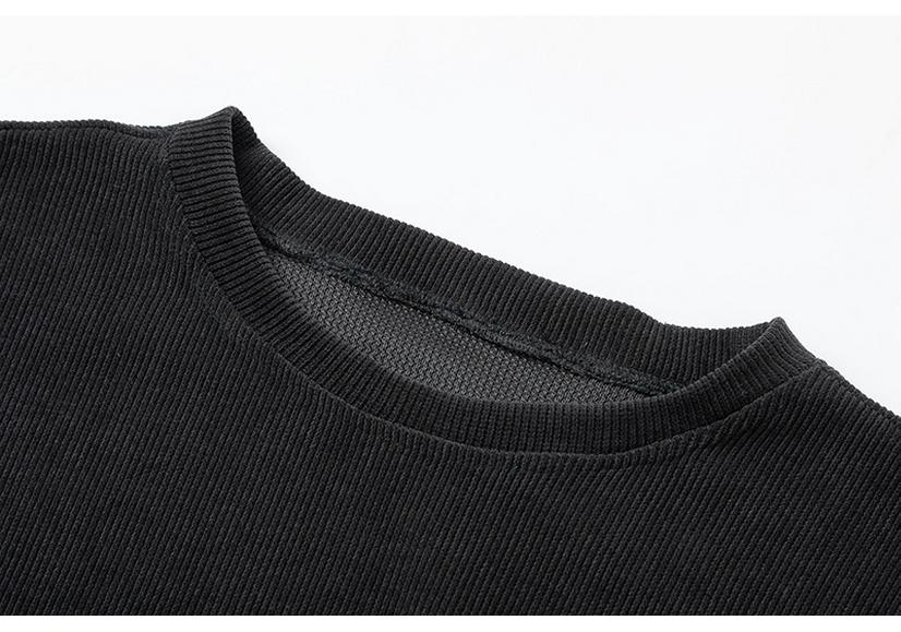 Plus Size Women's Casual Solid Color Long Sleeve Round Neck Hoodie