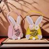 Flowers Decoration Bunny Decoration Bag Exquisite Storage Tote Reusable Gift Bag  Family Party