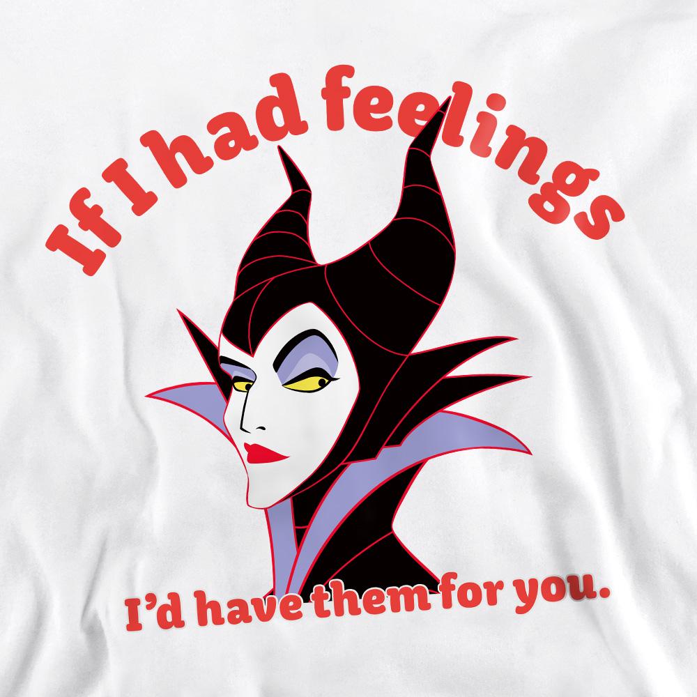 Disney Villains Unisex Adult If I Had Feelings Maleficent Sweatshirt