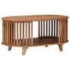Handcrafted Coffee Table Teak Brown 85 X 50 X 40 Cm