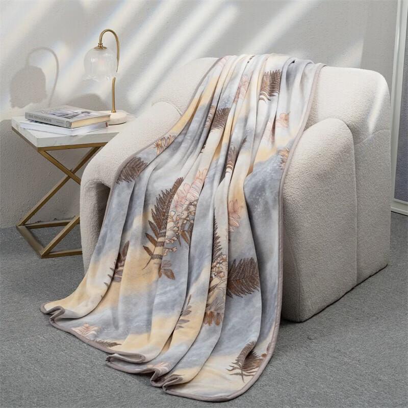 Mercury Home Textiles Autumn Warmth Flannel Blanket