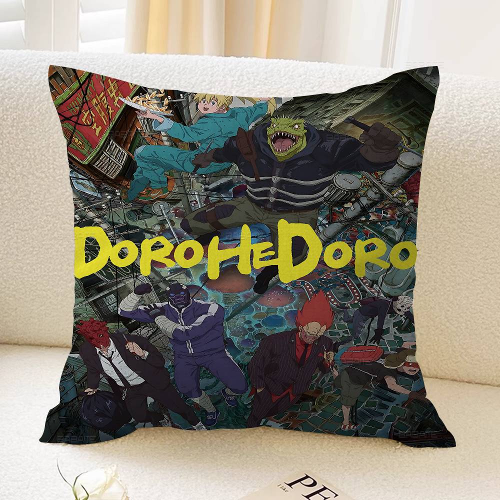 Anime Ddorohedoro Office Cushion Pillowcase Car Cushion CoverXCM Lumbar Pillowcase Sofa Pillowcover