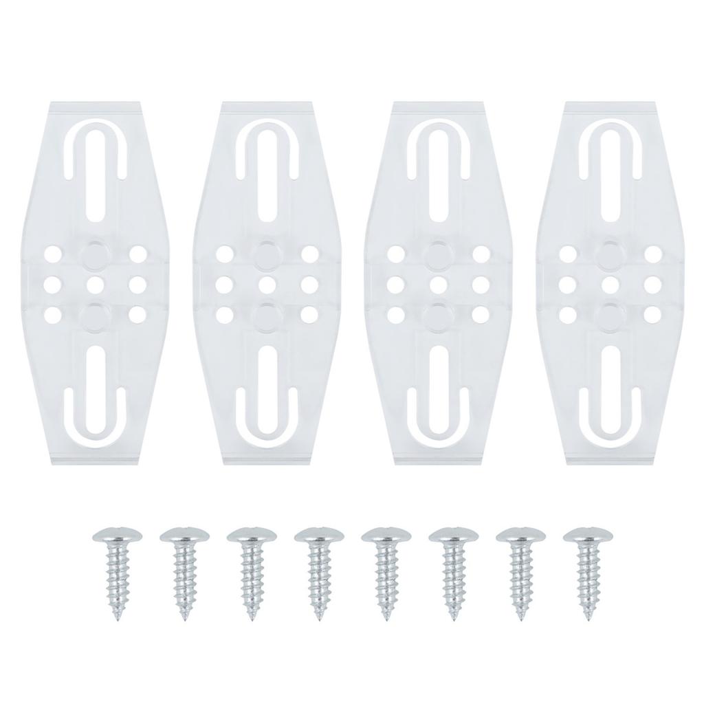 Suport plăcuță de înmatriculare specific UE: 4 buc Catarame pentru Rusia & Plăci