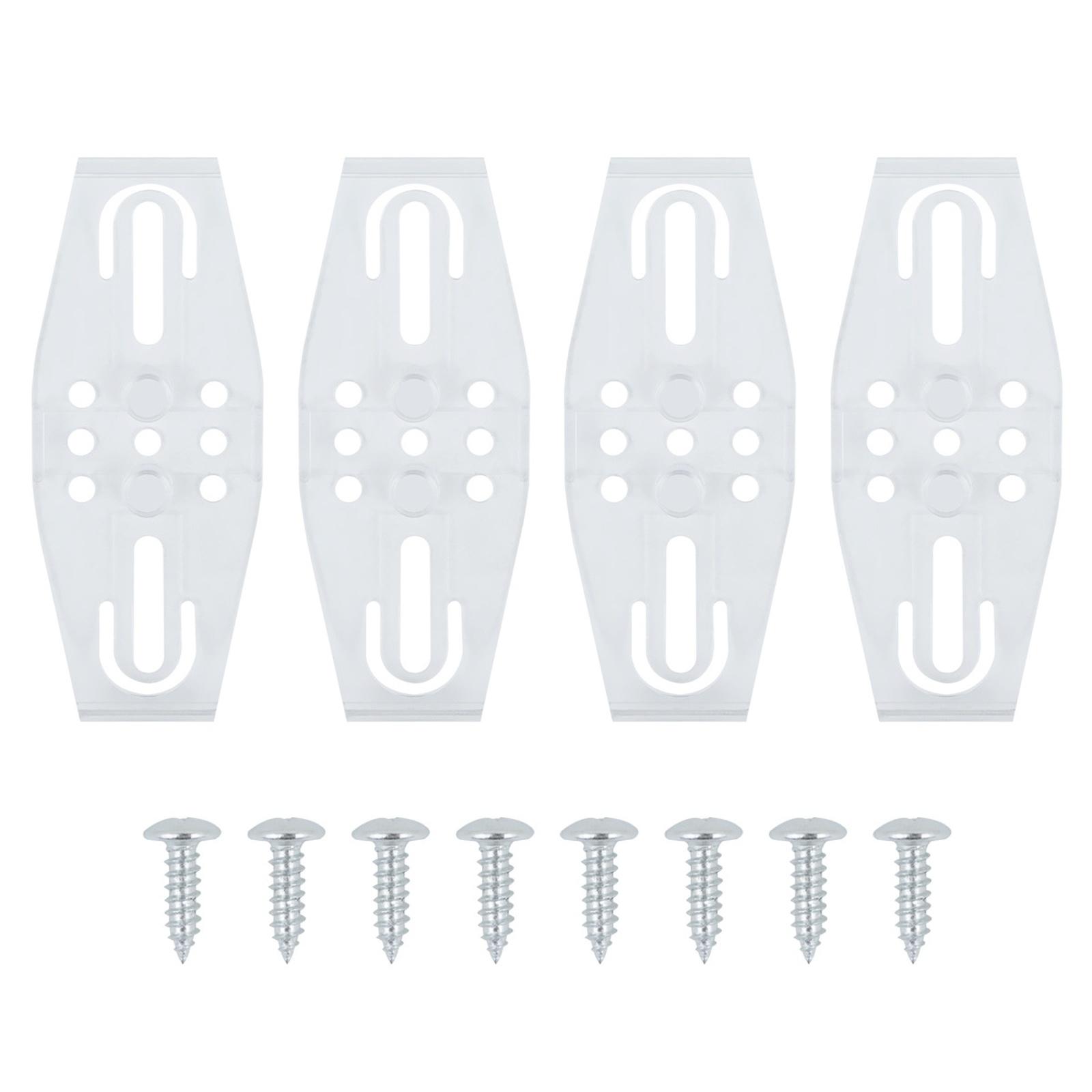 

EU-Spec License Plate Frame: 4pcs Buckles for Russia & Plates One Size