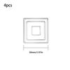 4pcs Shock-Absorbent Ccutting board feet Self Adhesive Feet Pad Portable Silicone Pads  Appliances