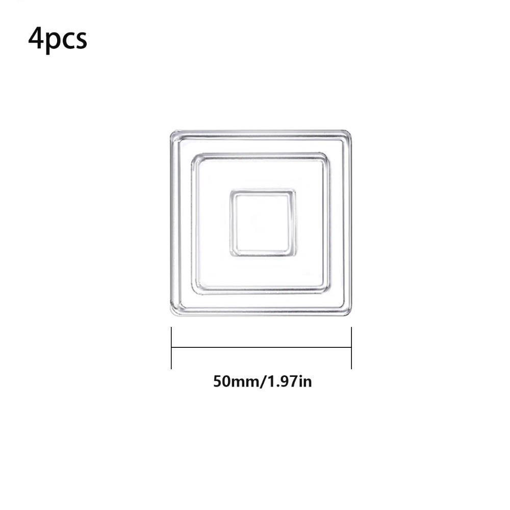 4pcs Shock-Absorbent Ccutting board feet Self Adhesive Feet Pad Portable Silicone Pads  Appliances