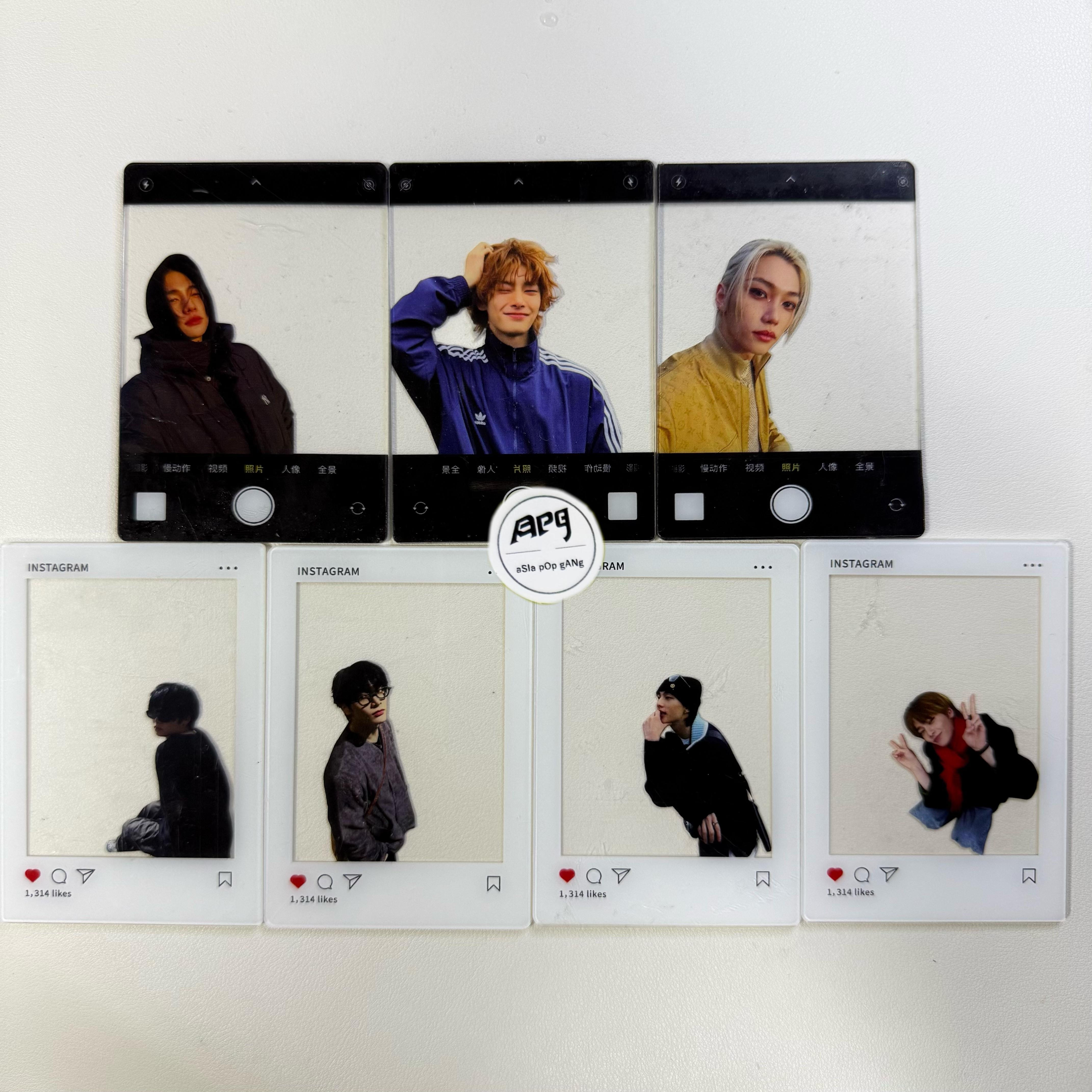 

прозрачная карточка-APG-Straykids-10×7см 10×7cm