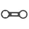 Bike Front Fork Repair Tool Aluminum Alloy Black Mountain Bicycle Cap Disassembly Wrench for Hydraulic Mechanical Fork