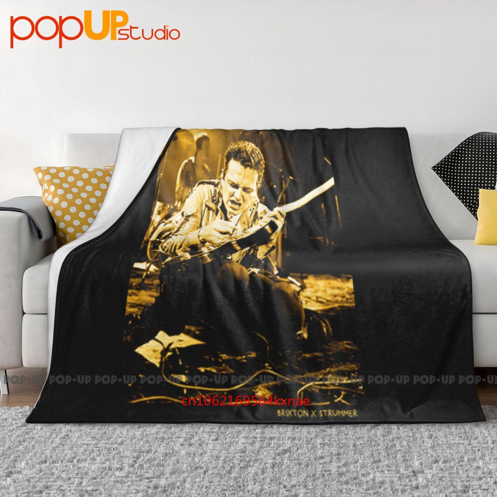 

Brixton X Joe Strummer Stage The Clash Ultra-Soft Blanket Quilt Winter Sofa Cover Bed Covers 30x40in