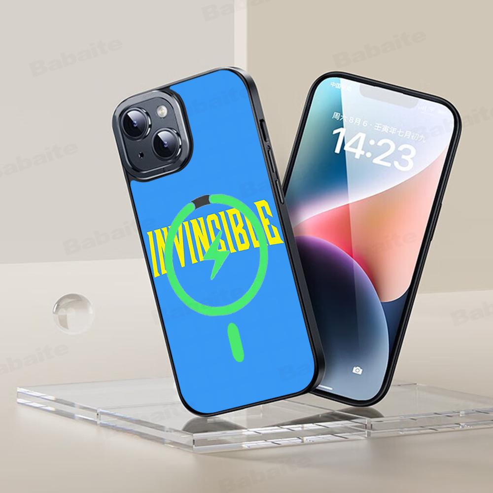Beliebter Animations-Superheld I-Invincible Cartoon-Handyhülle Magnetische Hülle Für IPhone 16 14 13 12 11 15 Pro Max Plus