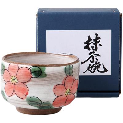 Tigela Ale-net Matcha x Flor de Cerejeira Mino Feita no Japão, 11,8 A7,7cm, Design, Louça,