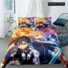 3D Print Fashion Anime Sword Art Online Bedding Set Boys Girls Twin Queen Full Size Duvet Cover Pillowcase Bed Adult Bedroom