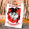 St George Illawarra Flannel Blanket Soft Warm All-Season Throw, Design for Camping, Car Travel, Hiking Sofa, Bed, Office Perfect Gift for Parties