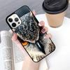 Owl Animal Pattern Phone Case For iPhone 17 Air 13 12 14 15 16  Cover For Apple Pro Max 6S Plus Coque