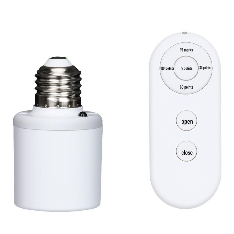 220V Wireless Remote Control LED Bulb Holder with Smart Switch for Bedrooms