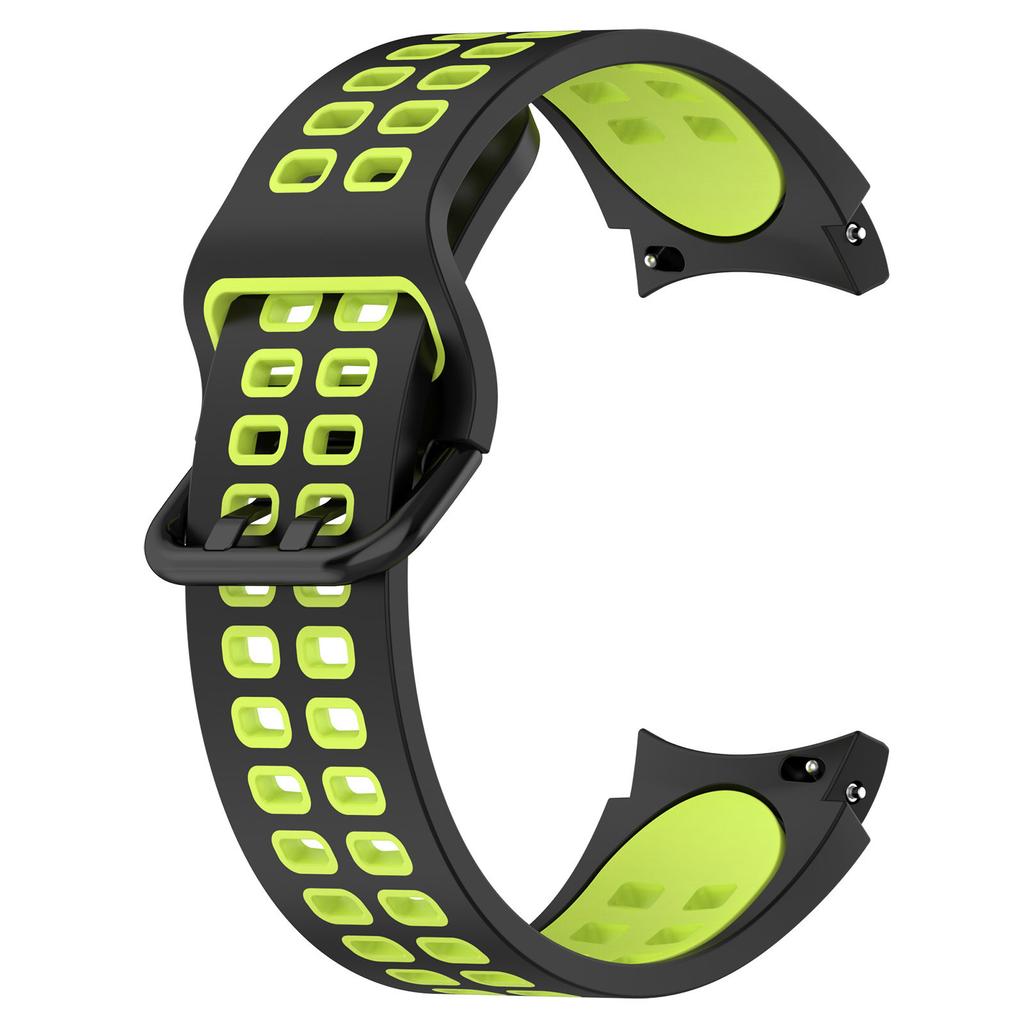 Two-color Silicone Strap for Samsung Galaxy Watch 7/6/Classic/5/4 44mm 40mm 47mm 43mm/5 Pro 45mm Bracelet Watchband Accessories