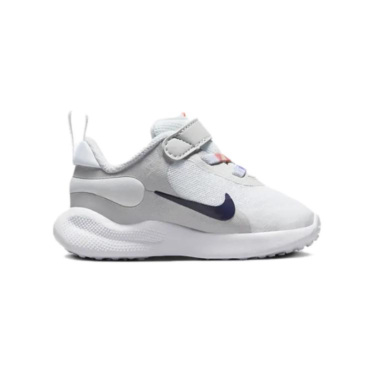 Nike Revolution 7 SE TD White Midnight Navy Baby Sneakers Photon-Dust Vapor-Green FN4990-100