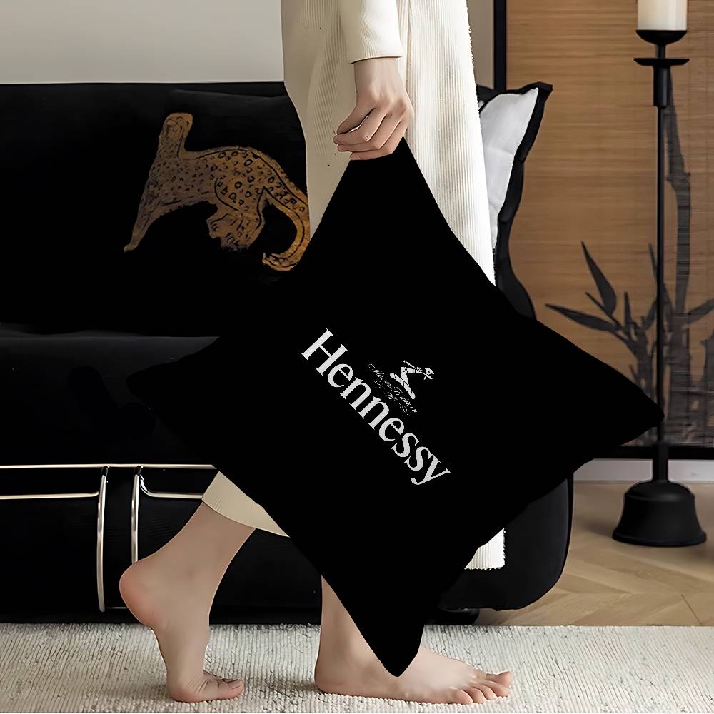 H-Hennessy Brandy Cushion Cover Pillowcase Upholstery Sofa Throw Pillow Home Decor Pillowcas