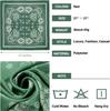 4 Pezzi 27'' Quadrati Foulard Satinati Bandane Satinate Per Donne Fascia per Capelli Foulard con Sensazione di Seta Copricapo Boho