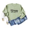 Stronger Than the Storm Printed Round Neck Sweatshirt - Autumn/Winter Collection