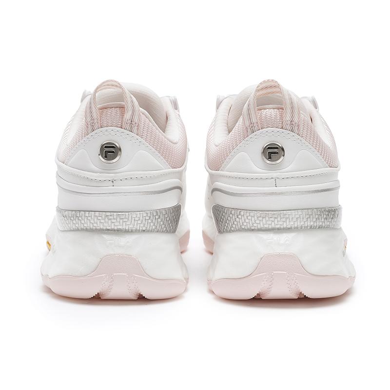 Fila GF Velocity Sport Minimalist Slip-On Durable Low-Top Golf Shoes Women Sneaker Bright-White Water-Rose-Pink A12W431702FBR