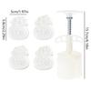 Effective 2/4Pcs Mooncakes Baking Mould 50g 75g Double Size Plastic Kitchen Utensils For Pastries Dessert And Pastries