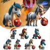 Y5JC (1 Pack) Acrylic Horse Flat Hanging Decor for Home, Nursery, Office, Western Theme & Christmas Festival Gift