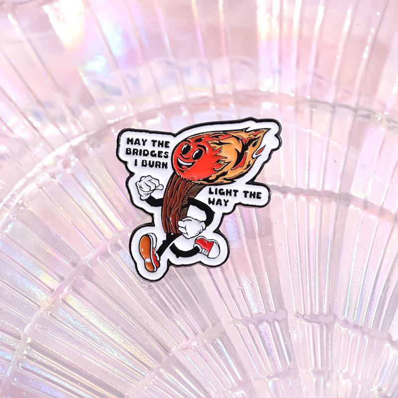 Fashionable Artistic And Cartoon Character Badge Brooch Perfect For Wear Everyday