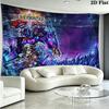 Brave Frontier Wall Tapestry Aesthetic Wall Hanging Printed Fabric Blanket Decorative Tapestries for Bedroom Living Room Home Decor