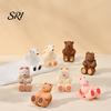 Door Handle Shock Absorber Bear Stopper Wall Protector Adhesive-Free Silicone Lever Stop Adhesive-free Guard Bumper Noise Reduction Home Office