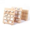 Detachable Jewelry Display Stand Wood Bangle Storage Rack Simple Earrings Shelf