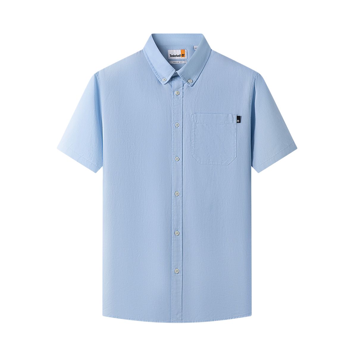 

Timberland Ss25 Soft Comfortable Casual Breathable Short Sleeve Shirt Men shirts Blue A6AX8-B02 XL