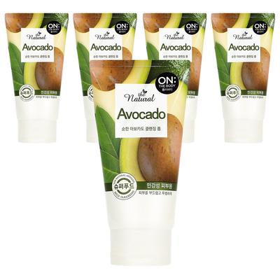 The Natural Avocado Mild Cleansing Foam, 120g, 5 Pieces
