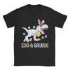 Osterhase Dinosaurier Ei Ein Saurus TRex T-Shirt Mode T-Shirts Kurzarm Vintage Oberteile Strand Baumwolle Rundhals Übergröße T-Shirts