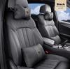 1pcs Car Leather Headrest Seat Lumbar Pillow Auto Accessories For Lamborghini LP570 LP610 Urus LP700 LP770 Gallardo Aventador Knby4