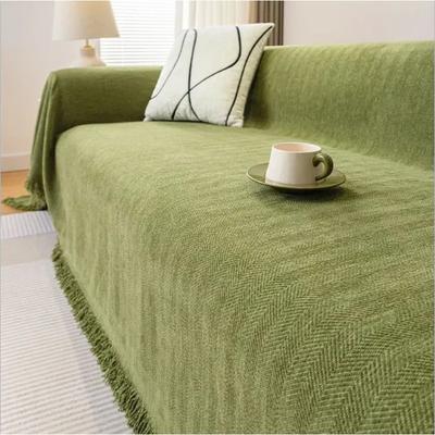 New Herringbone Pattern Sofa Towel Cover Sofa Cushion Four Seasons Universal High-end Full Cover Universal Cover Blanket