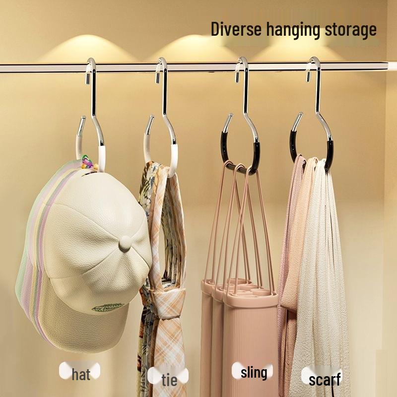 Multifunctional Wardrobe Hanger: Creative Hook for Hats, Belts, and Scarves