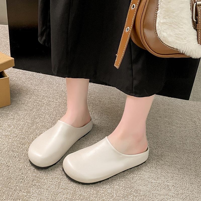 Fashion CRLAYDK Slides for Women Closed Toe Outdoor Indoor Slip On Mule Lightweight Easy Clean Uppers Comfort Casual Slippers Loafers