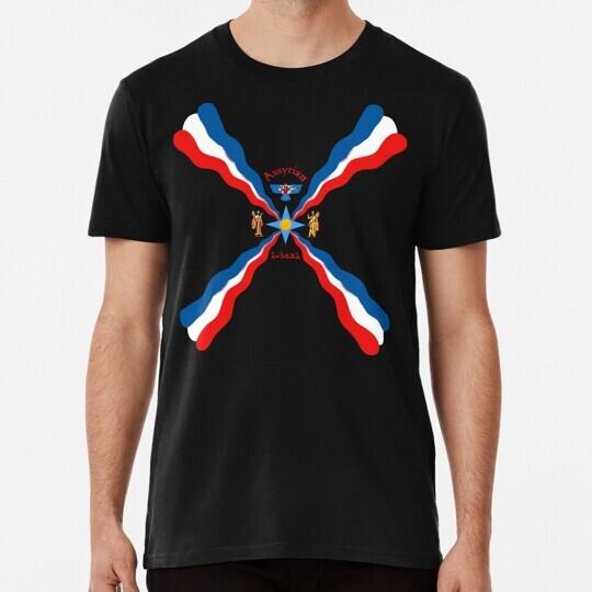 

Ассирийский Флаг Размер от S до 5XL Сделано в США Футболка Унисекс Футболка L