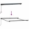 Retractable Awning Frame Green and White 350 X 250 Cm