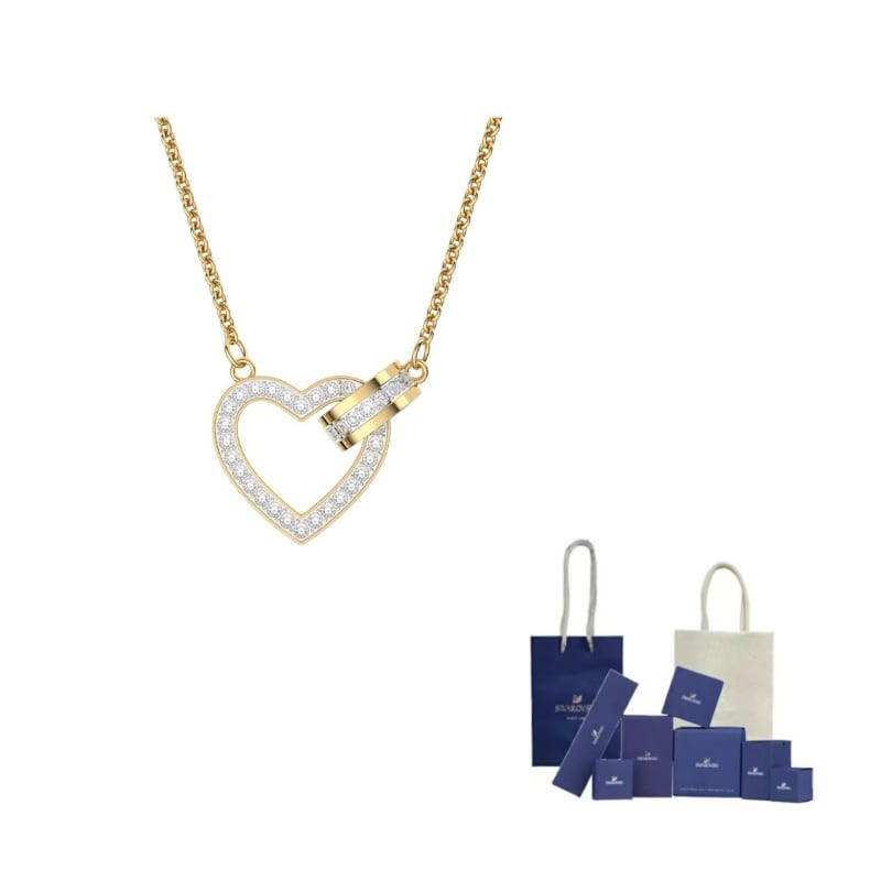 Swarovski Lovely Necklaces Women`s Gold 5636449