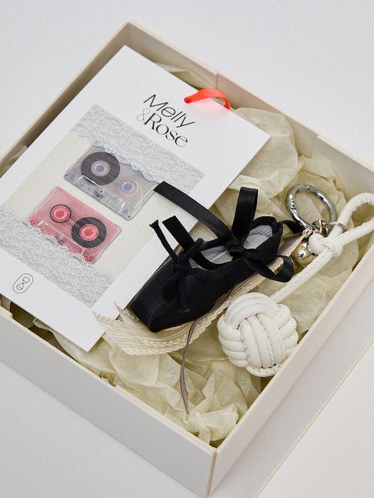 

Melly&Rose Ballet Shoes Key Ring(307683)_BLACK FREE