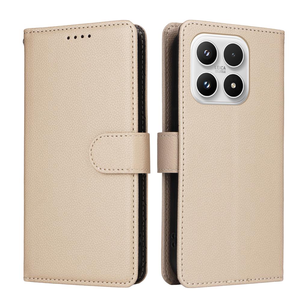 For iPhone 17 Pro Max Case Card Holder Kickstand Leather + TPU Phone Cover with Ring Holder