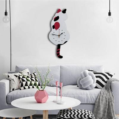 16 Inch Clock Tail Move Livingroom Hanging Decor